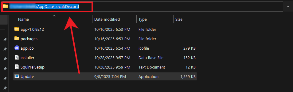 Copying the correct path from File Explorer address bar