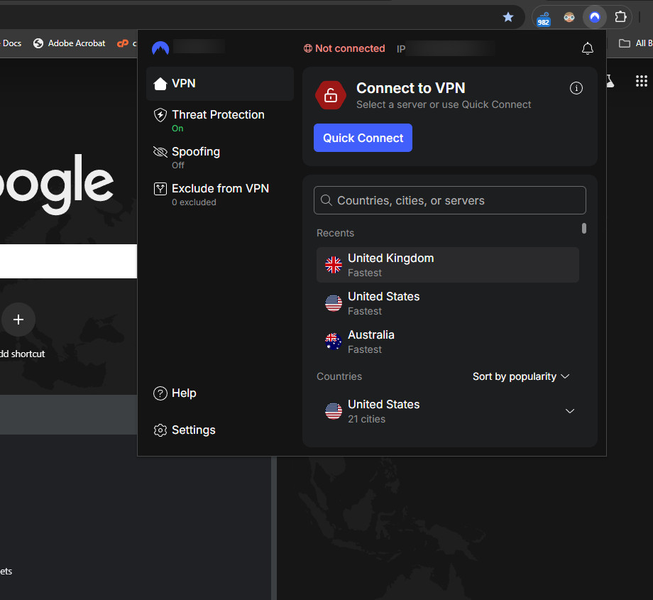 Disable VPN to fix Spotify abroad 14 days message